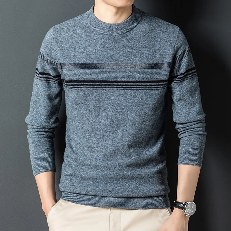 sweater Men's 2022 autumn and winter new middle-aged and youth round neck top fashion casual trend sweater
sweater Men's 2022 autumn and winter new middle-aged and youth round neck top fashion casual trend sweater