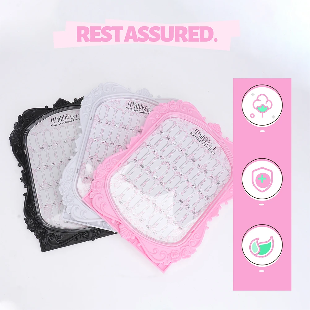 2Pcs Nail Display Board Plastic ABS Lightweight Compact Fake Nails Color Demonstration Tool Nail Art
2Pcs Nail Display Board Plastic ABS Lightweight Compact Fake Nails Color Demonstration Tool Nail Art