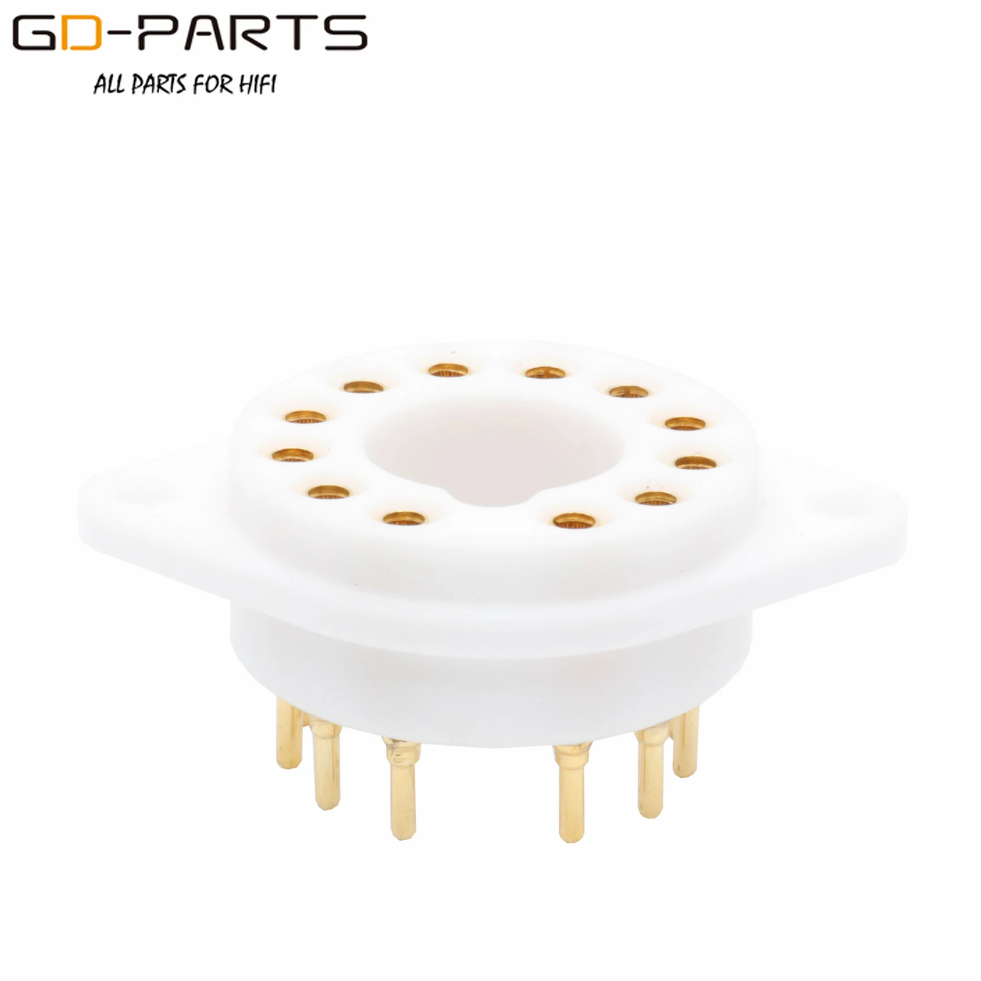 EIZZ 12Pin PTFE Tube Socket For 6U10 6Z10 6BN11 24K Gold Plated Brass Pins Low-Noise Design
EIZZ 12Pin PTFE Tube Socket For 6U10 6Z10 6BN11 24K Gold Plated Brass Pins Low-Noise Design