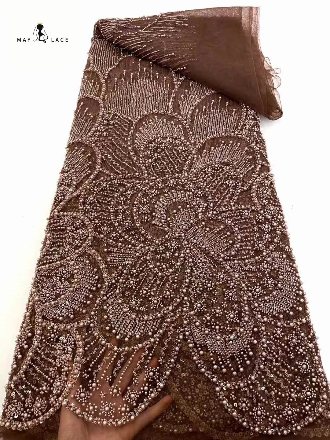 Brown Sequin Beaded Embroidery Lace Fabric 2025 Elegant French Net Lace Fabric With Beads Nigerian Sequins Lace Fabrics Dresses
Brown Sequin Beaded Embroidery Lace Fabric 2025 Elegant French Net Lace Fabric With Beads Nigerian Sequins Lace Fabrics Dresses