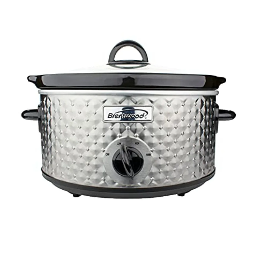 3.5-Quart Diamond-Pattern Slow Cooker
3.5-Quart Diamond-Pattern Slow Cooker