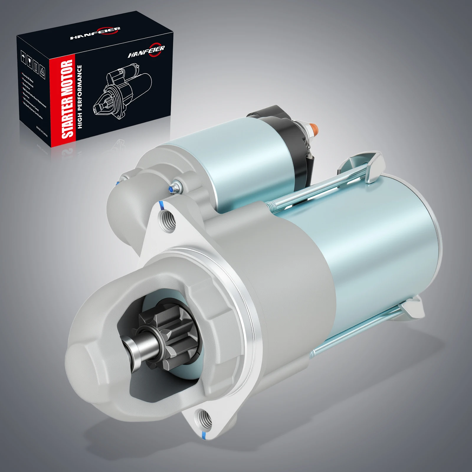 17989 Starter Fit for Hyundai Genesis Coupe/Sonata 10-12/06-09 L4 2.0L/2.4L
17989 Starter Fit for Hyundai Genesis Coupe/Sonata 10-12/06-09 L4 2.0L/2.4L