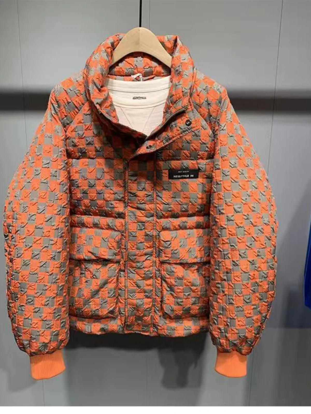 Men's Winter Thiened Warmth Outerwear Stand Collar Loose id Pattern Faionable Versatile Japanese Sle Cotton Jaet
Men's Winter Thiened Warmth Outerwear Stand Collar Loose id Pattern Faionable Versatile Japanese Sle Cotton Jaet