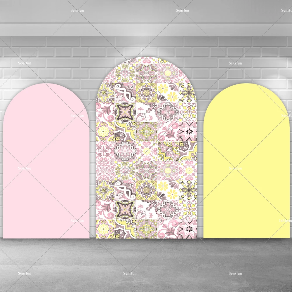 Morocco Mediterranean Arch Backdrop Baby Shower Background Soft Yellow Pink Tile Arched Wall Party Girl Birthday Wedding Decor
Morocco Mediterranean Arch Backdrop Baby Shower Background Soft Yellow Pink Tile Arched Wall Party Girl Birthday Wedding Decor