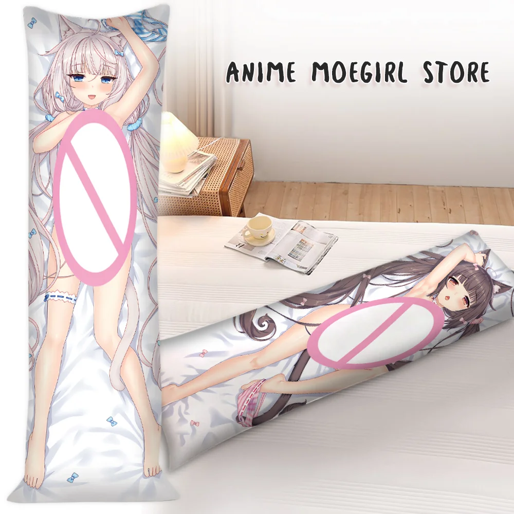 Чехол NEKOPARA Chocola Vanilla Dakimakura, наволочка с рисунком тела, чехол в натуральную величину, чехол для подушки в стиле аниме отаку, наволочки для сна
Чехол NEKOPARA Chocola Vanilla Dakimakura, наволочка с рисунком тела, чехол в натуральную величину, чехол для подушки в стиле аниме отаку, наволочки для сна