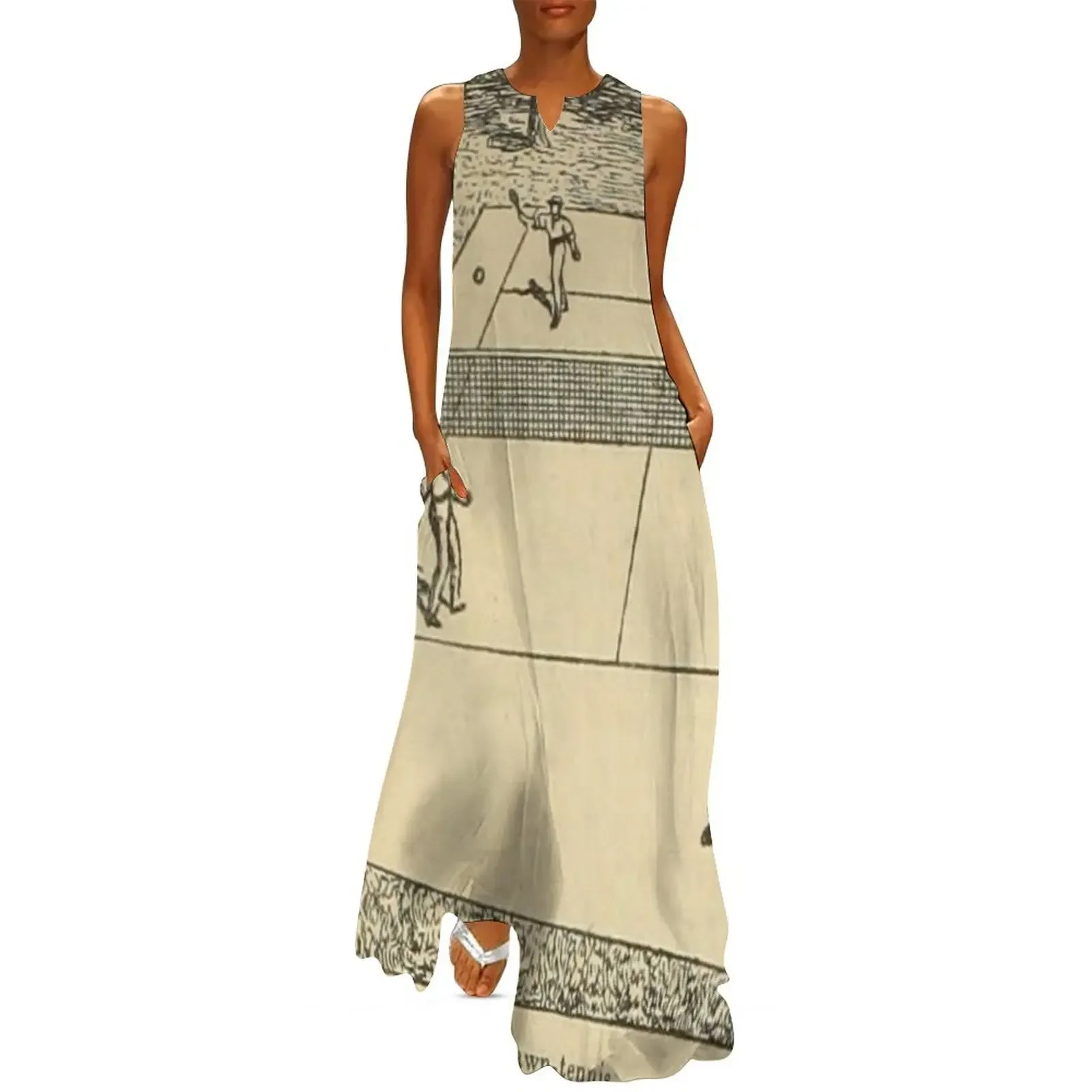 Lawn Tennis Vintage Drawing Long Dress women's summer dresses 2025 Woman dresses Dress
Lawn Tennis Vintage Drawing Long Dress women's summer dresses 2025 Woman dresses Dress