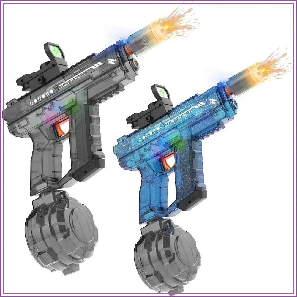 Electric Water Guns for Adults & Kids, Realistic Automatic with 26-32 FT Range, 800ml Tank, Splash-Resistant, Summer Outdoor Pool Beach Toy (2 Pack)
Electric Water Guns for Adults & Kids, Realistic Automatic with 26-32 FT Range, 800ml Tank, Splash-Resistant, Summer Outdoor Pool Beach Toy (2 Pack)