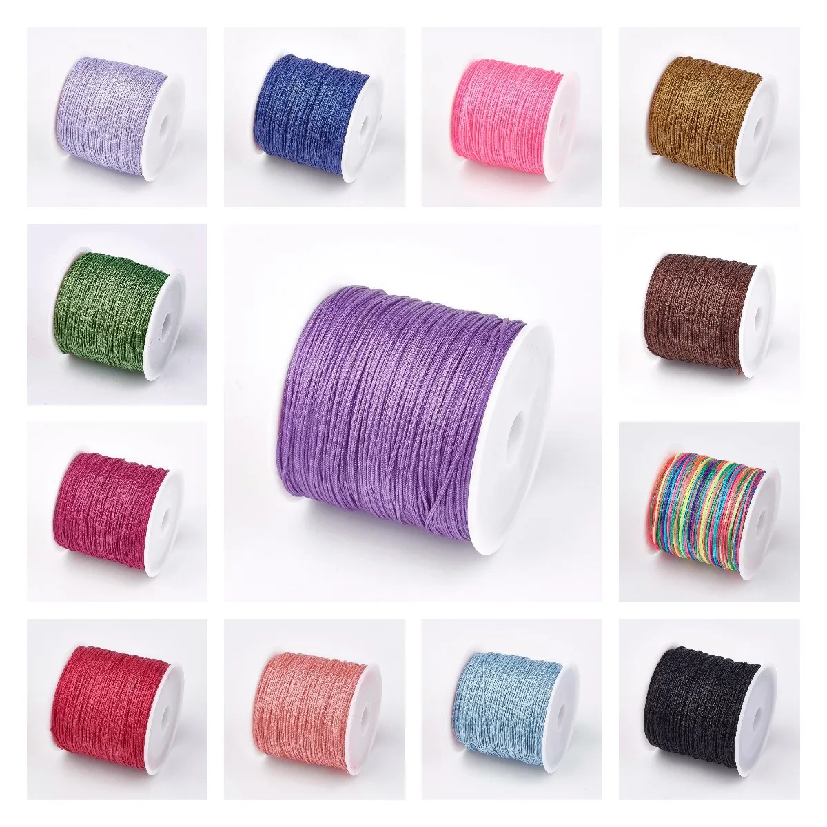 45m/roll 0.8mm Nylon Thread Cords Beading String Macrame Cord DIY Bracelet Necklace Woven Jewelry Making Decorative Threads
45m/roll 0.8mm Nylon Thread Cords Beading String Macrame Cord DIY Bracelet Necklace Woven Jewelry Making Decorative Threads