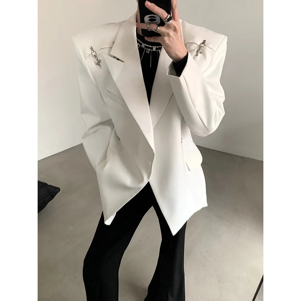 1-A108 l Design Sense Suit Jacket Men's Spring and Autumn New High-end Sense Casual Shoulder Pad Suit Trendy Top
1-A108 l Design Sense Suit Jacket Men's Spring and Autumn New High-end Sense Casual Shoulder Pad Suit Trendy Top