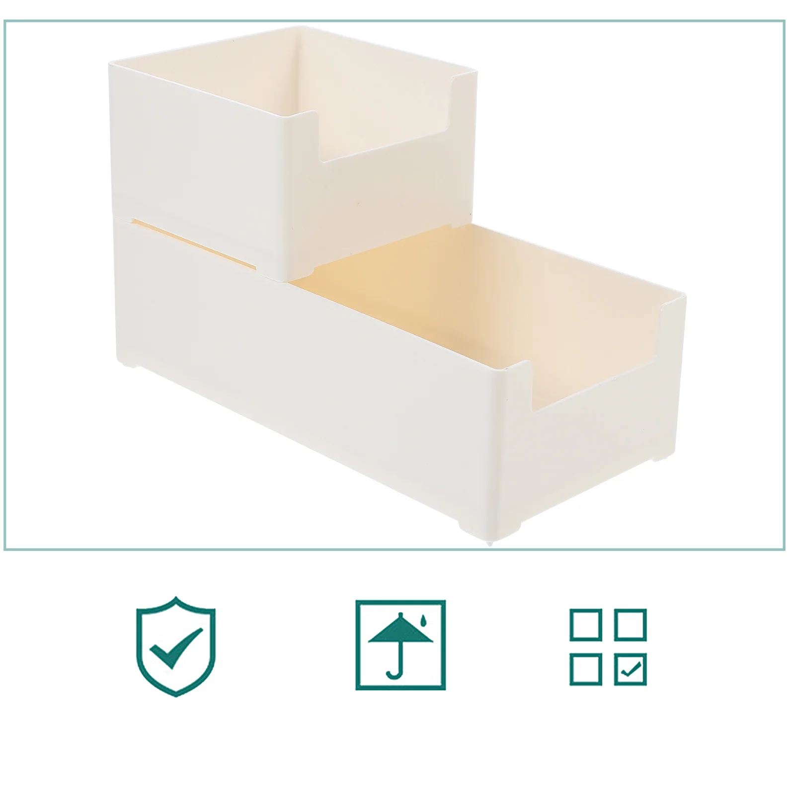 2Pcs Japanese Style Storage Organizer Plastic Desktop Box for Cosmetics Nail Clippers Skincare Perfume Bedroom Living Room
2Pcs Japanese Style Storage Organizer Plastic Desktop Box for Cosmetics Nail Clippers Skincare Perfume Bedroom Living Room