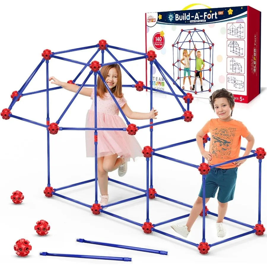 OleFun Fort Building Kit для мальчиков и девочек 45 6 7 8 лет, 140 шт., креативные строительные игрушки STEM для DIY замков, туннелей, играющих
OleFun Fort Building Kit для мальчиков и девочек 45 6 7 8 лет, 140 шт., креативные строительные игрушки STEM для DIY замков, туннелей, играющих