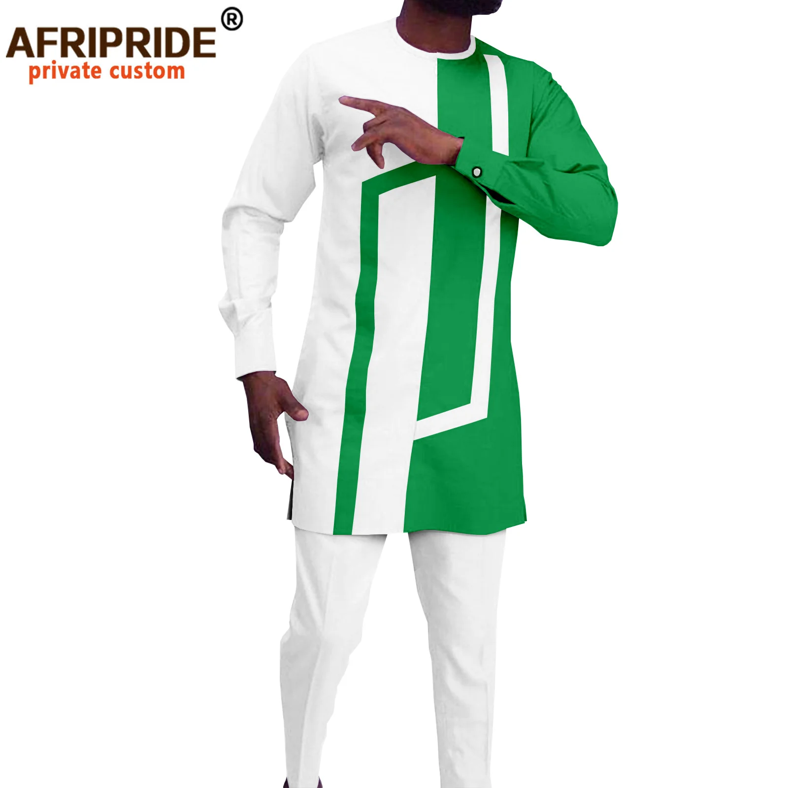 Bazin Riche African Men`s Clothing Dashiki Shirts and Pants 2 Piece Set Plus Size Formal Outfits Kaftan Tribal Suit A2116045
Bazin Riche African Men`s Clothing Dashiki Shirts and Pants 2 Piece Set Plus Size Formal Outfits Kaftan Tribal Suit A2116045