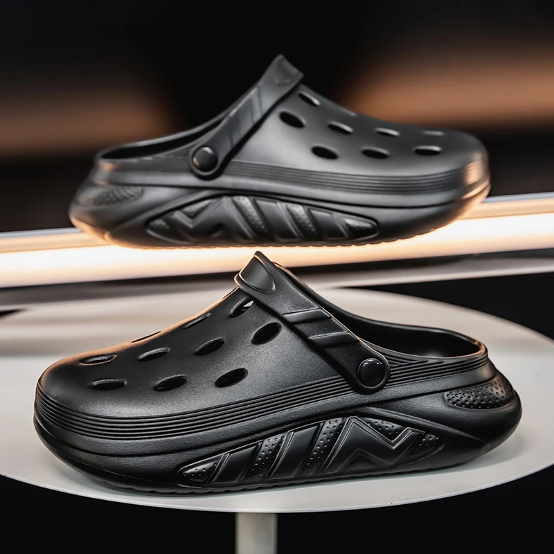 2025: мужские модные сандалии на толстой подошве, уличные тапочки, мужская садовая обувь, удобная мужская повседневная обувь, пляжные сандалии
2025: мужские модные сандалии на толстой подошве, уличные тапочки, мужская садовая обувь, удобная мужская повседневная обувь, пляжные сандалии