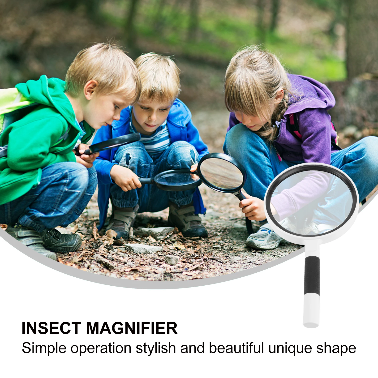 Handheld Magnifier Premium Material Clear View Zero Distortion Easy to Use Comfortable Grip Non-Skid Design
Handheld Magnifier Premium Material Clear View Zero Distortion Easy to Use Comfortable Grip Non-Skid Design