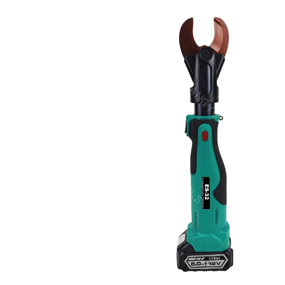 ES-32 Industrial High Quality Lightweight Battery Powered Hydraulic Cable Cutting Tool Copper Cordless Cable Cutting Machine
ES-32 Industrial High Quality Lightweight Battery Powered Hydraulic Cable Cutting Tool Copper Cordless Cable Cutting Machine