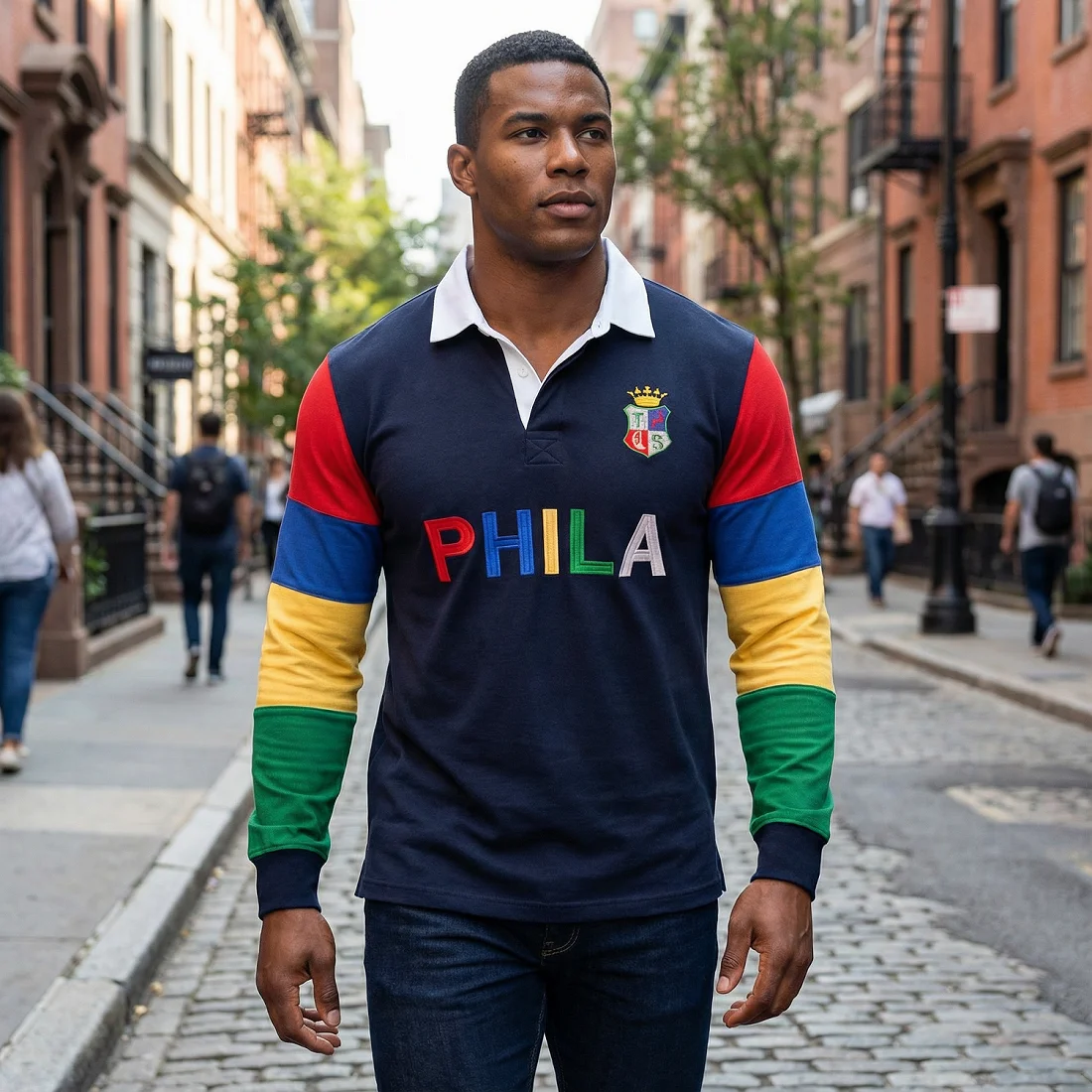 Men's polo shirt USA Philadelphia Royal short casual sport party high-end cotton embroidery luxury contrast color original
Men's polo shirt USA Philadelphia Royal short casual sport party high-end cotton embroidery luxury contrast color original