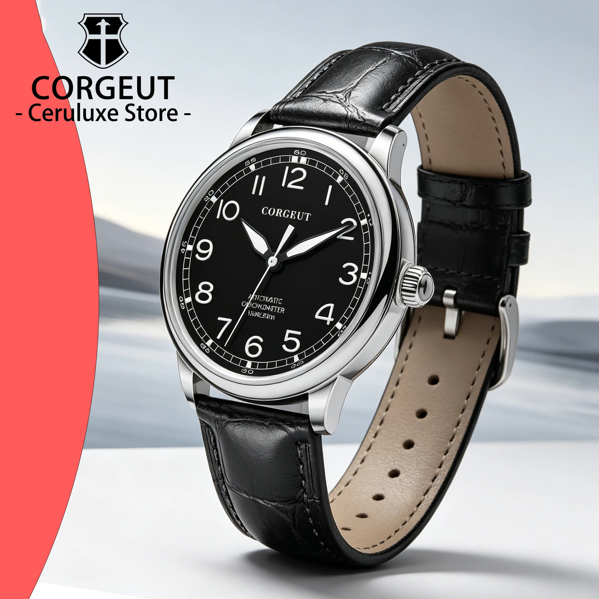 CORGEUT 41mm MIYOTA8215 Automatic Mechanical Luxury Watches For Man Business 316L Mechanical Relogio Masculino Men's Watches
CORGEUT 41mm MIYOTA8215 Automatic Mechanical Luxury Watches For Man Business 316L Mechanical Relogio Masculino Men's Watches