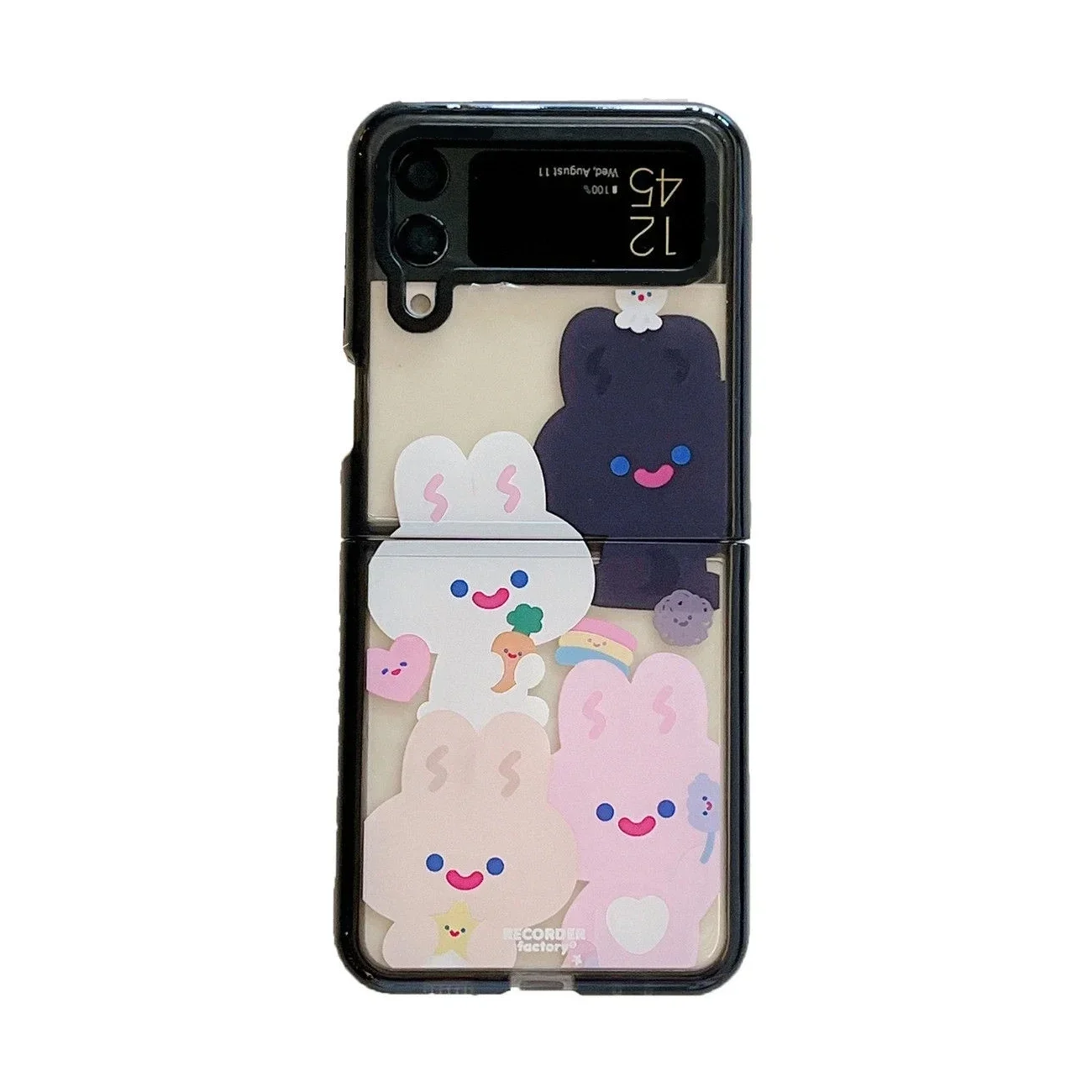Black Border Acrylic Rabbit Colorful Phone Case for Samsung Galaxy Z Flip 5 4 3 Back Cover for ZFlip4 ZFlip5 Hard Case Shell
Black Border Acrylic Rabbit Colorful Phone Case for Samsung Galaxy Z Flip 5 4 3 Back Cover for ZFlip4 ZFlip5 Hard Case Shell