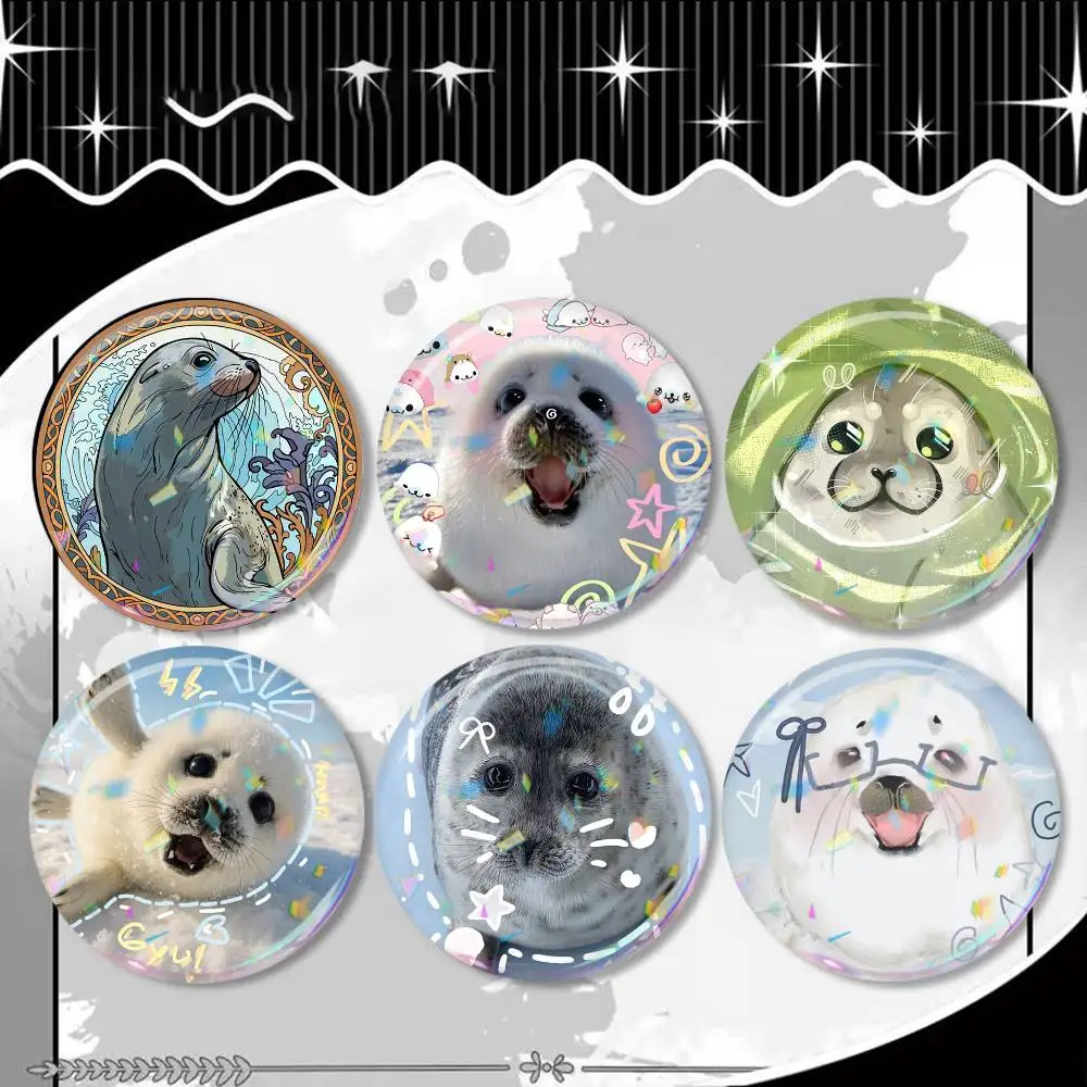 Cute Seal Sea Badge 25 32 44 58 75 mm Round Fans Collect Friends Gifts Brooch Souvenir
Cute Seal Sea Badge 25 32 44 58 75 mm Round Fans Collect Friends Gifts Brooch Souvenir