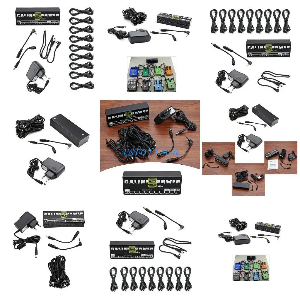 G6DE 10 Way DCOutputs Guitar Pedal Power Supply Portable Effect Pedal Power Supply
G6DE 10 Way DCOutputs Guitar Pedal Power Supply Portable Effect Pedal Power Supply