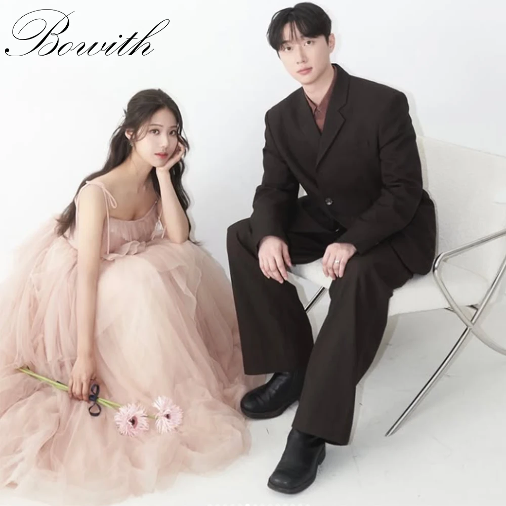 Bowith Pink Spaghetti Straps Korean Wedding Dresses ウェディングドレス Tulle Bride Dresses Customized Wedding Party Dresses Photo Shoot
Bowith Pink Spaghetti Straps Korean Wedding Dresses ウェディングドレス Tulle Bride Dresses Customized Wedding Party Dresses Photo Shoot