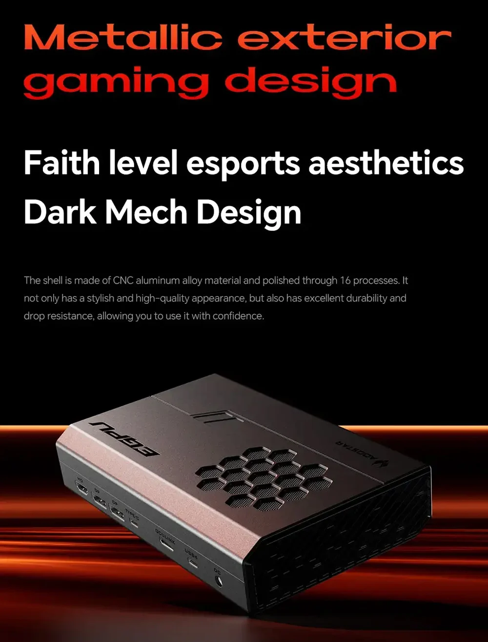 AOOSTAR EGPU Dedicated Graphics Card OCulink RX 7600XT 8G GDDR6 RDNA3 Architecture 2300MHz PCIe4.0x4 USB4 240W Power For Mini PC
AOOSTAR EGPU Dedicated Graphics Card OCulink RX 7600XT 8G GDDR6 RDNA3 Architecture 2300MHz PCIe4.0x4 USB4 240W Power For Mini PC