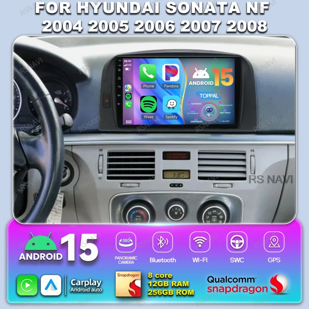 Автомобильный радиоприемник Android 15 для Hyundai SONATA NF 2004-2006-2007-2008 IPS RDS Qualcomm, головное устройство, авторадио, авторадио, стерео DVD
Автомобильный радиоприемник Android 15 для Hyundai SONATA NF 2004-2006-2007-2008 IPS RDS Qualcomm, головное устройство, авторадио, авторадио, стерео DVD