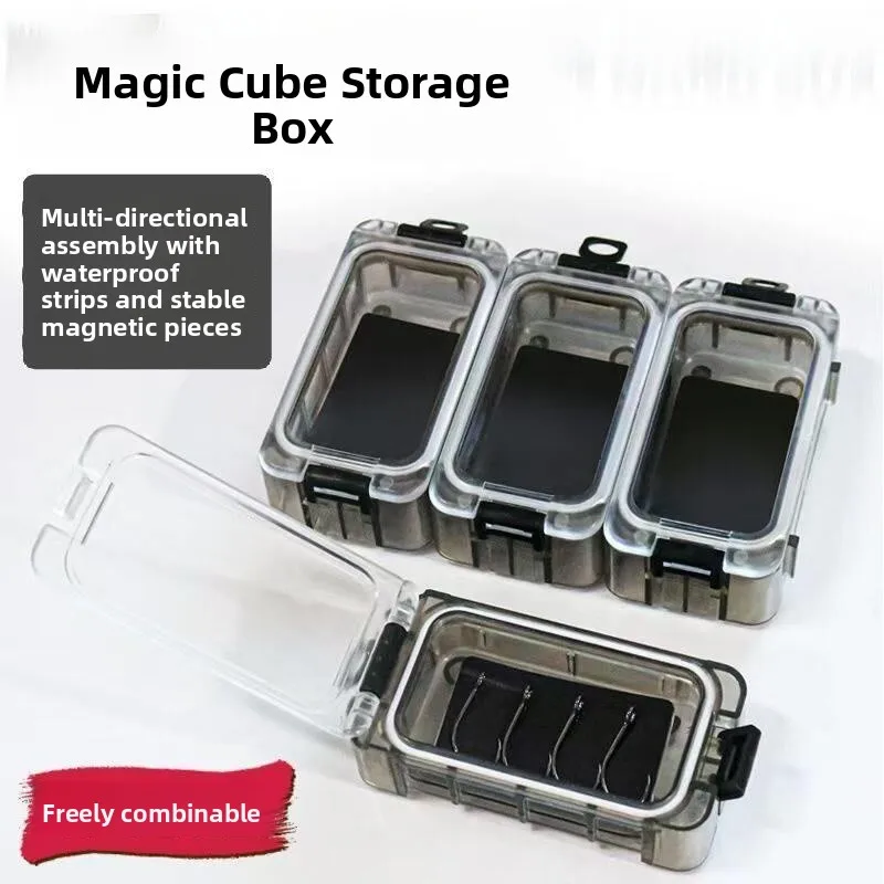 Коробка для хранения приманок Lure Magic Cube, жесткий контейнер для деталей, свободно комбинируемый, светящийся, герметичный, водонепроницаемый, с магнитным чипом, встроенный, для рыболовных снастей
Коробка для хранения приманок Lure Magic Cube, жесткий контейнер для деталей, свободно комбинируемый, светящийся, герметичный, водонепроницаемый, с магнитным чипом, встроенный, для рыболовных снастей