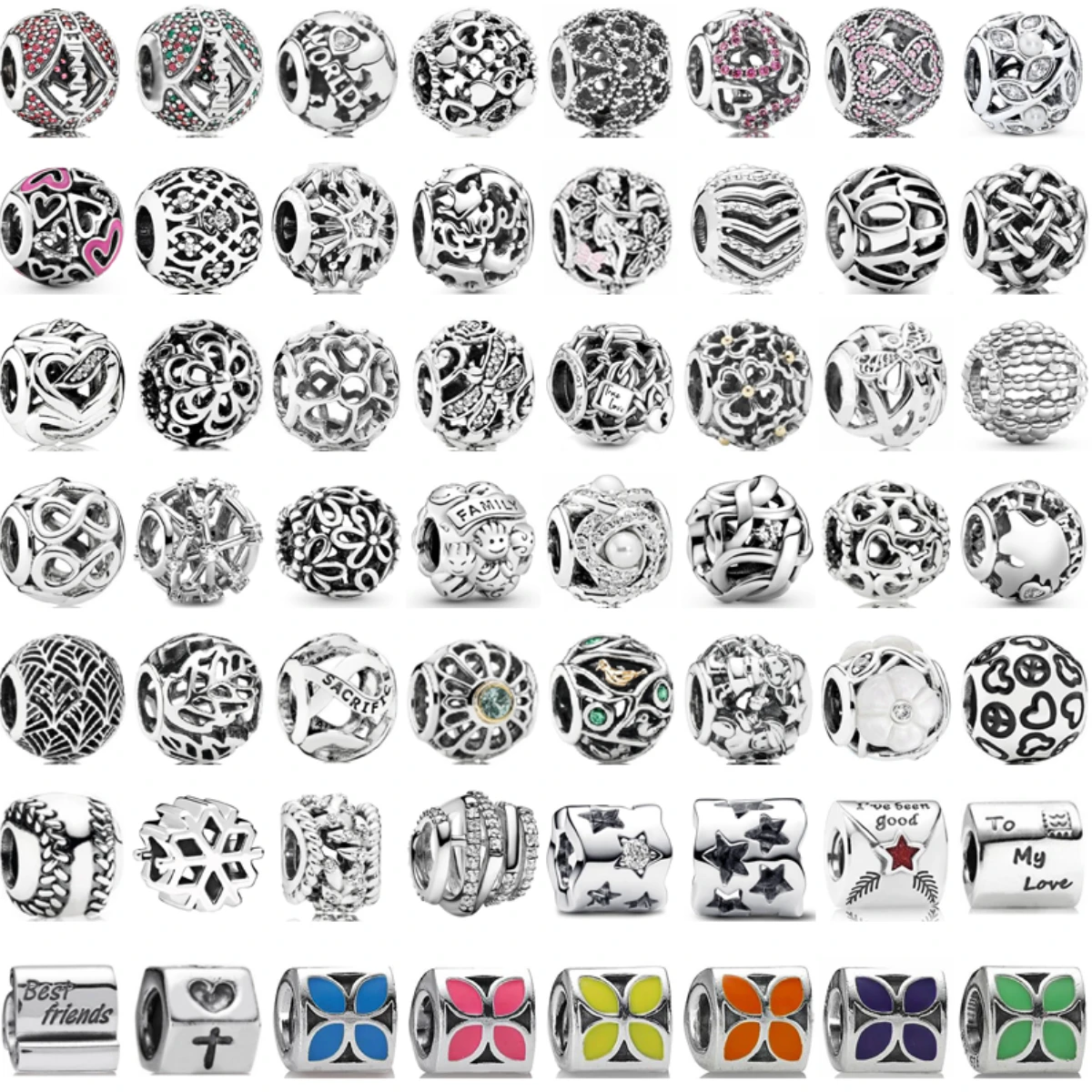 New 925Silver Hollowed-out round beads Star Daisy petals suitable for original bracelet charm beads DIY jewelry making for women
New 925Silver Hollowed-out round beads Star Daisy petals suitable for original bracelet charm beads DIY jewelry making for women