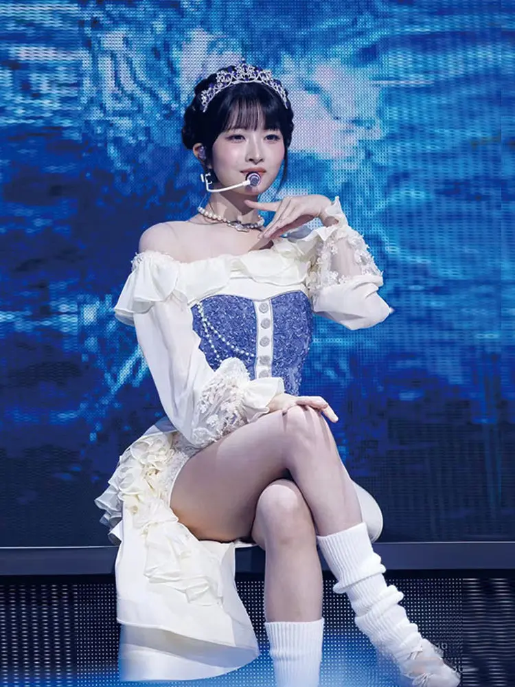 Princess Style Dance Performance Costume KPOP Ballerina Theme Female Group Performance New Design Polyester Material
Princess Style Dance Performance Costume KPOP Ballerina Theme Female Group Performance New Design Polyester Material