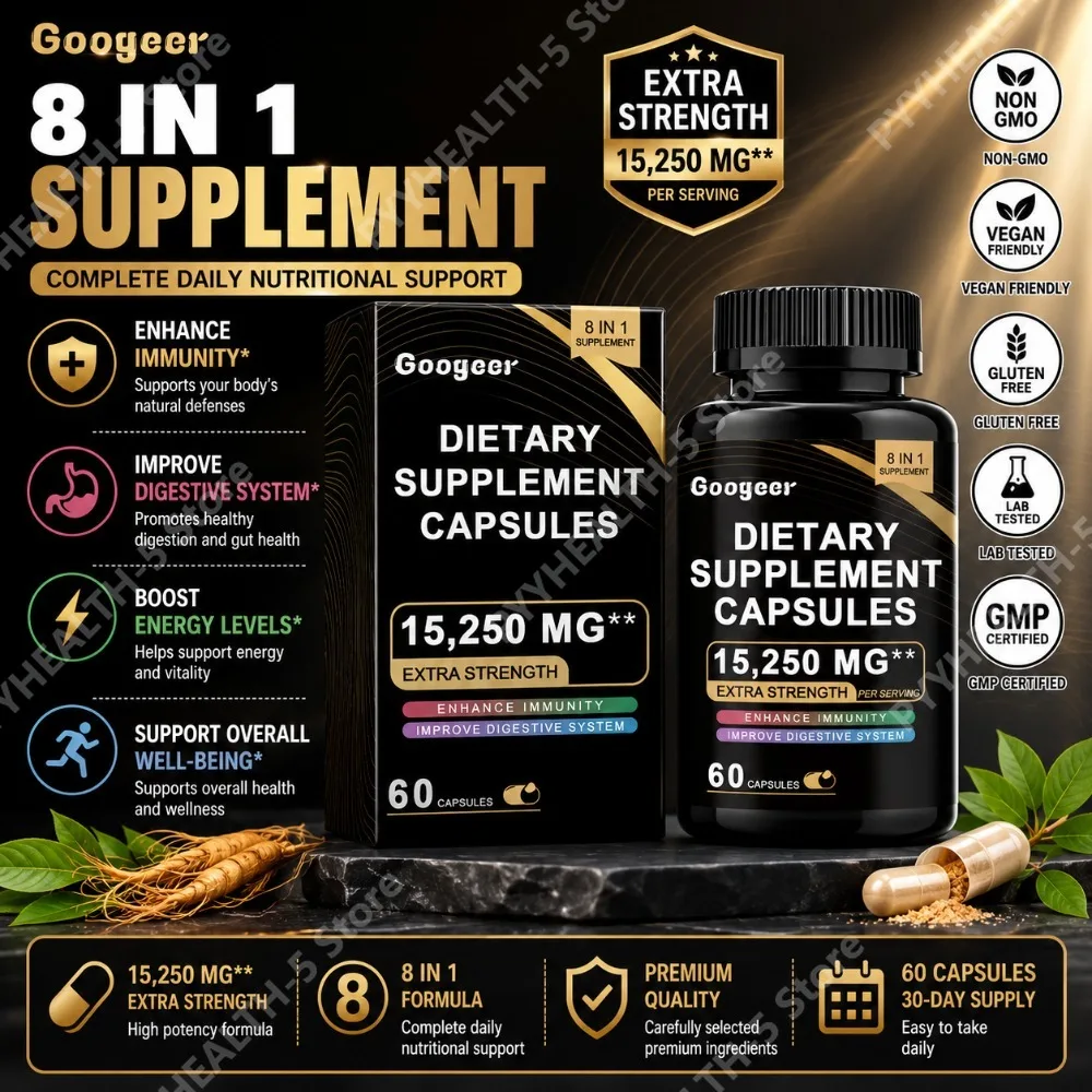 Googeer Dietary Supplement Capsules Vitamin C with Glycerin & Sodium 15,250 Mg Per Serving, 60 CT, Supports Digestive Health
Googeer Dietary Supplement Capsules Vitamin C with Glycerin & Sodium 15,250 Mg Per Serving, 60 CT, Supports Digestive Health