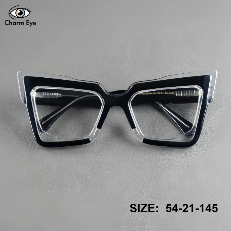 Women Color Blocking Glasses Retro Acetate Butterfly Eyeglass Frame Fashion Men Optical Myopia Anti Blue Light Reading Eyewear
Women Color Blocking Glasses Retro Acetate Butterfly Eyeglass Frame Fashion Men Optical Myopia Anti Blue Light Reading Eyewear