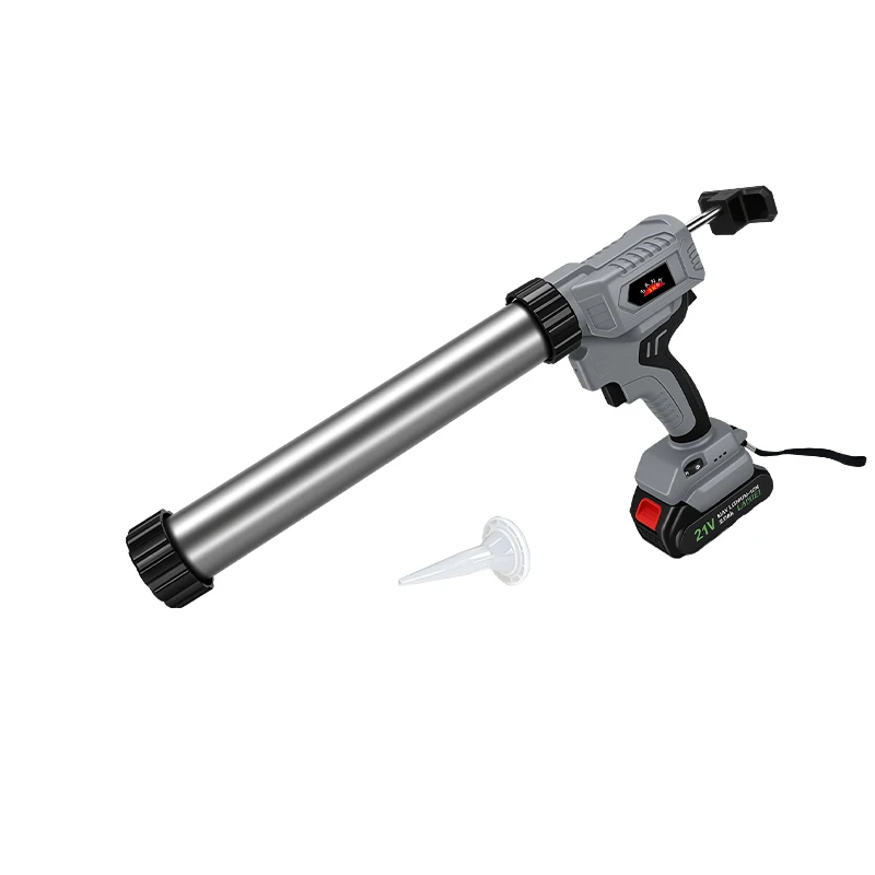 21V Battery 350ml Electric Caulking Gun with Cartridge & Sausage Sealant Industrial Grade OEM Customization Supported
21V Battery 350ml Electric Caulking Gun with Cartridge & Sausage Sealant Industrial Grade OEM Customization Supported
