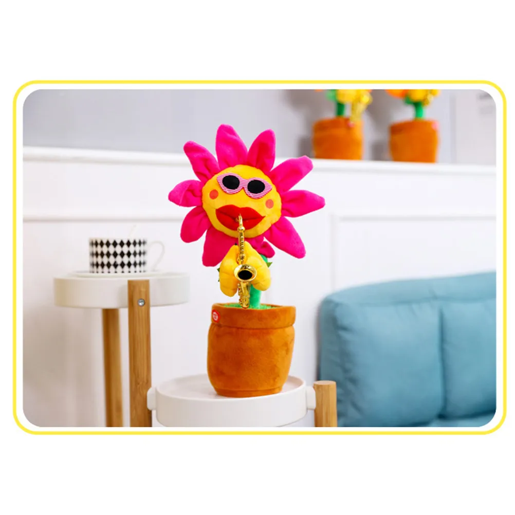 Enchanting Sunflower with Saxophone Stuffed Toys Funny Electric Toys for Kids Christmas Gift(Pointed Red Enchanting Flower
Enchanting Sunflower with Saxophone Stuffed Toys Funny Electric Toys for Kids Christmas Gift(Pointed Red Enchanting Flower