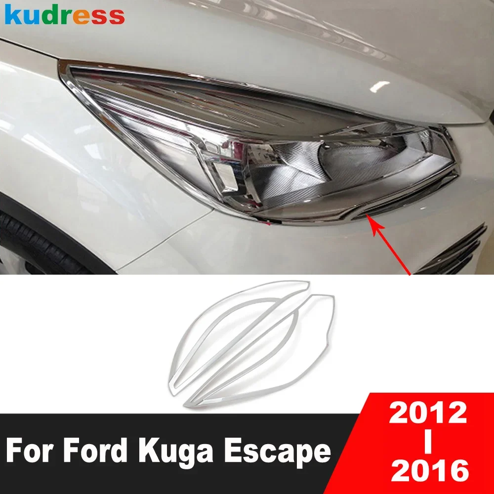 Автомобильные аксессуары для Ford Escape Kuga 2012 2013 2014 2015 2016, Хромированная передняя головка, интерьерная крышка лампы, молдинговая отделка фар
Автомобильные аксессуары для Ford Escape Kuga 2012 2013 2014 2015 2016, Хромированная передняя головка, интерьерная крышка лампы, молдинговая отделка фар