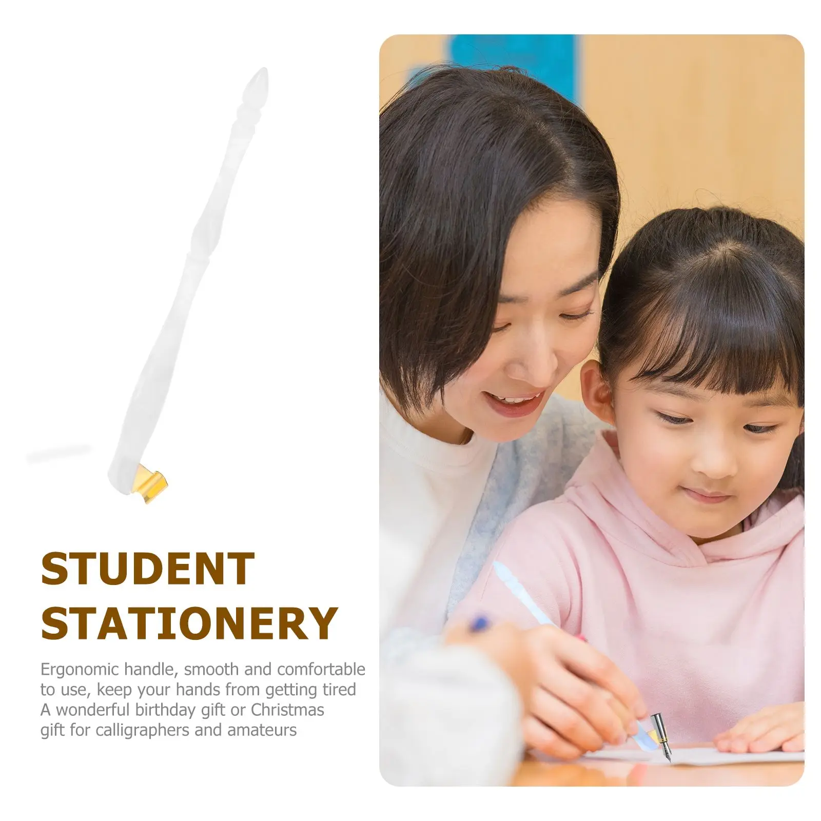 Dip Holder White Writing Supplies Students Home Practice CalligraphyNib Moblique Comic Pen Stationery Steel Pen Writing
Dip Holder White Writing Supplies Students Home Practice CalligraphyNib Moblique Comic Pen Stationery Steel Pen Writing