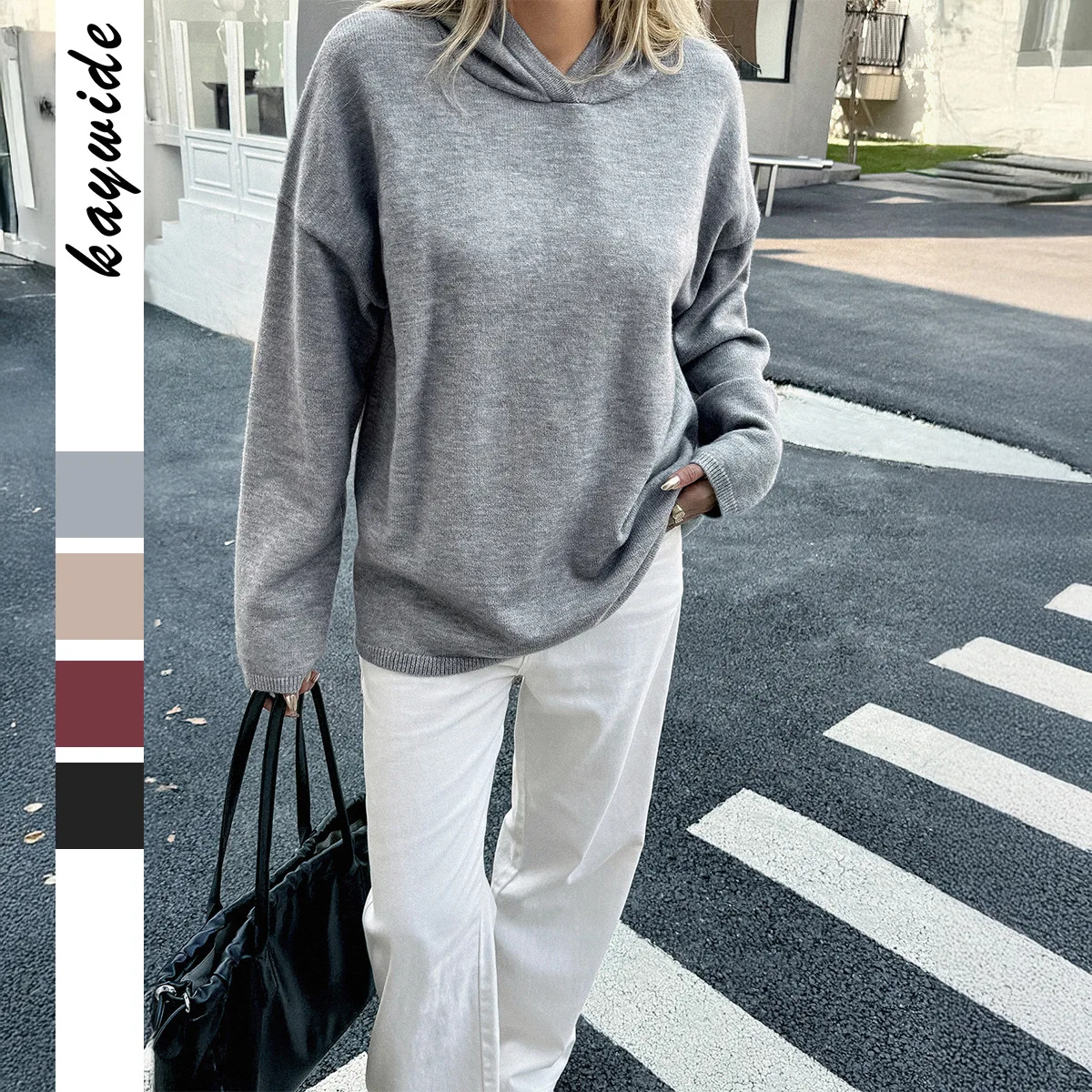 Blusa De Frio, женские пуловеры, свитер, повседневная однотонная толстовка с длинными рукавами для отдыха, шерстяная женская одежда 2025
Blusa De Frio, женские пуловеры, свитер, повседневная однотонная толстовка с длинными рукавами для отдыха, шерстяная женская одежда 2025