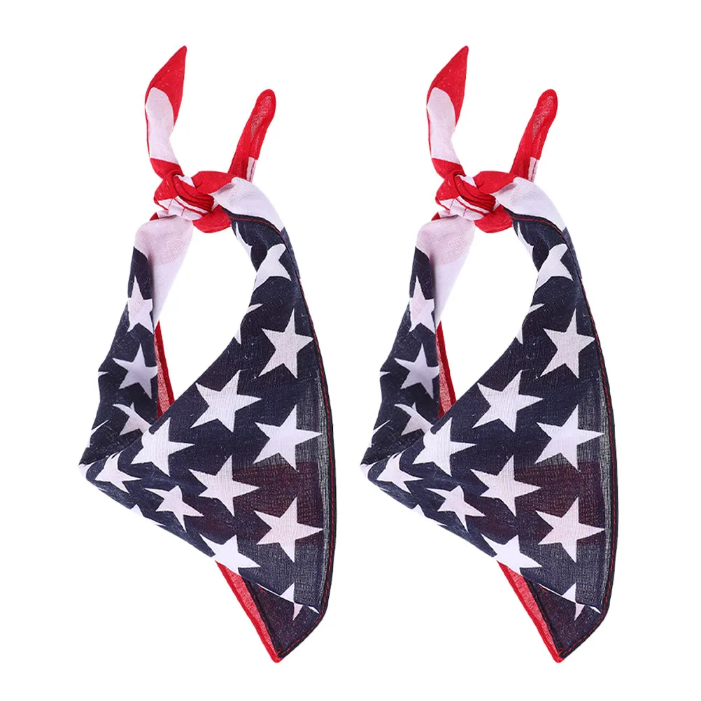 2Pcs American Flag Kerchief Stylish Neck Scarf Fashion Patriotic Handkerchief Independence Day Bandana for Men Women
2Pcs American Flag Kerchief Stylish Neck Scarf Fashion Patriotic Handkerchief Independence Day Bandana for Men Women