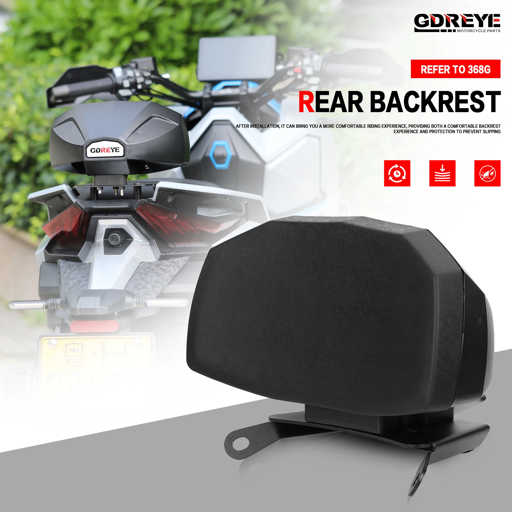 For Zontes 368G G368 368 G 2024-2026 Motorcycle 368G Rear Seat Backrest Back Rest Rear Passenger Seat Backrest Cushion Set
For Zontes 368G G368 368 G 2024-2026 Motorcycle 368G Rear Seat Backrest Back Rest Rear Passenger Seat Backrest Cushion Set