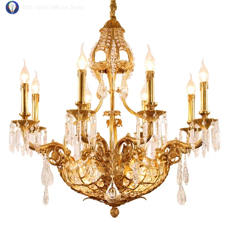 European Elegant Brass Pendant Lamp, Ideal For Villa'S Dining, Living And Bedroom With Crystal Design
European Elegant Brass Pendant Lamp, Ideal For Villa'S Dining, Living And Bedroom With Crystal Design