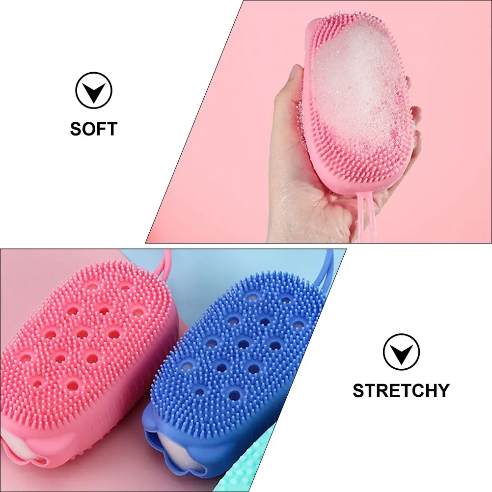 3pcs Bathing Brushes Shower Scrubber Body Hand Wash Back Skin Silica Gel Cleaning Tools Safe Sanitary Food Grade
3pcs Bathing Brushes Shower Scrubber Body Hand Wash Back Skin Silica Gel Cleaning Tools Safe Sanitary Food Grade