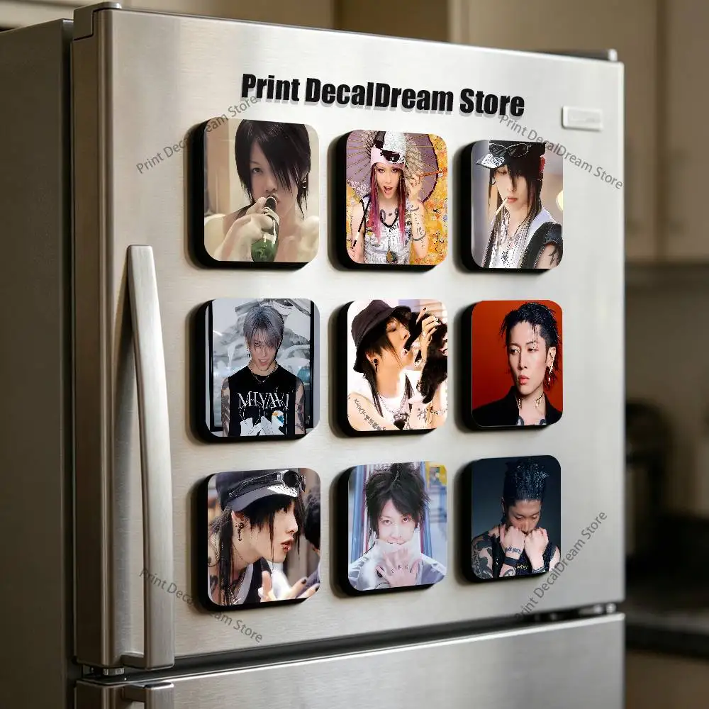Singer M-MIYAVI Cute Cartoon Anime Refrigerator Magnets Soft Magnetic Heat Transfer Refrigerator Magnets Gift
Singer M-MIYAVI Cute Cartoon Anime Refrigerator Magnets Soft Magnetic Heat Transfer Refrigerator Magnets Gift