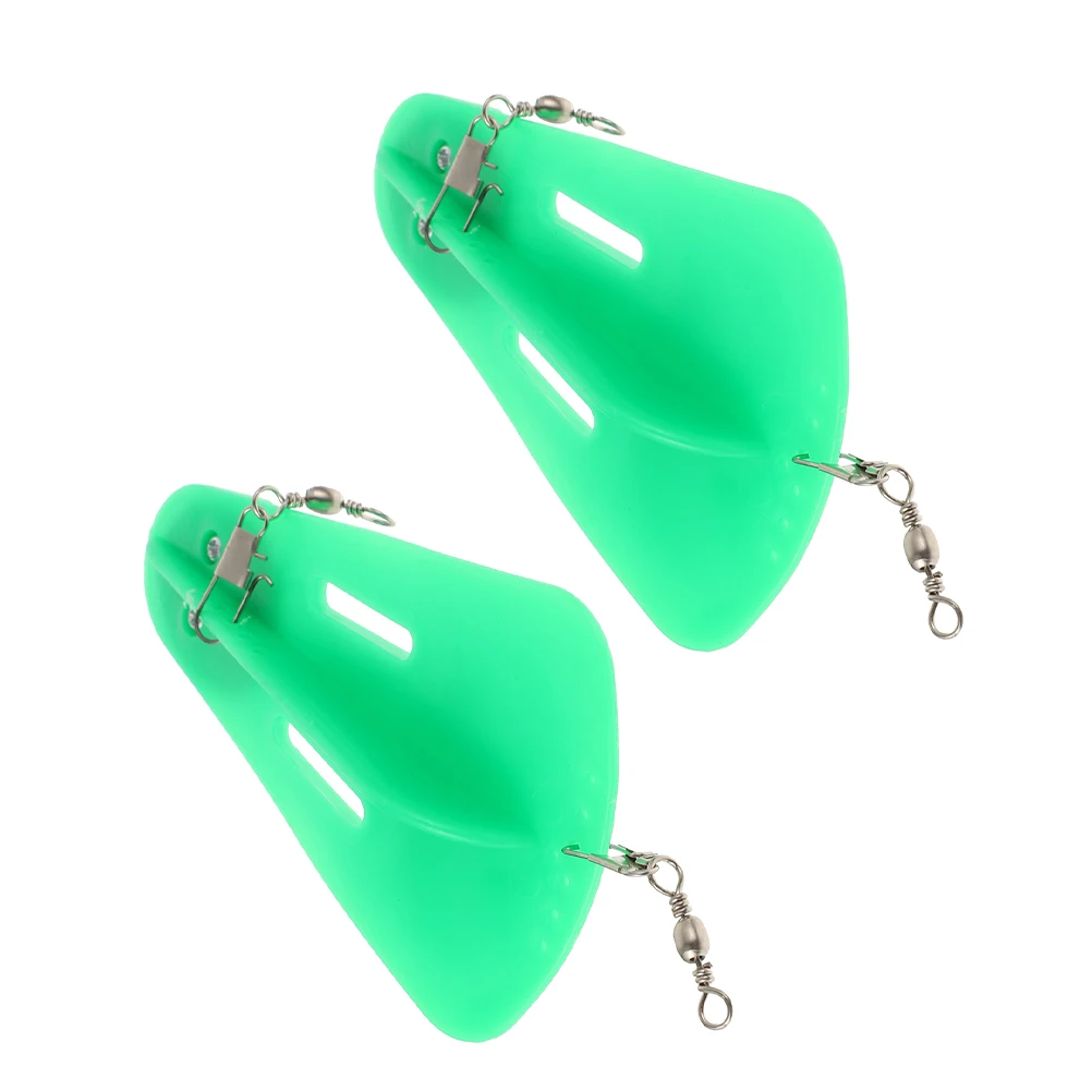 2pcs Diving Board Fishing Gear Green Color 146g Plastic Planer Board Trolling Supplies Ocean Deep Sea Fishing Tools
2pcs Diving Board Fishing Gear Green Color 146g Plastic Planer Board Trolling Supplies Ocean Deep Sea Fishing Tools