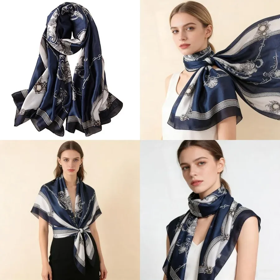 Silk Scarf Mulberry Silk Fashion Scarves Long Lightweight Shawl Wrap
Silk Scarf Mulberry Silk Fashion Scarves Long Lightweight Shawl Wrap