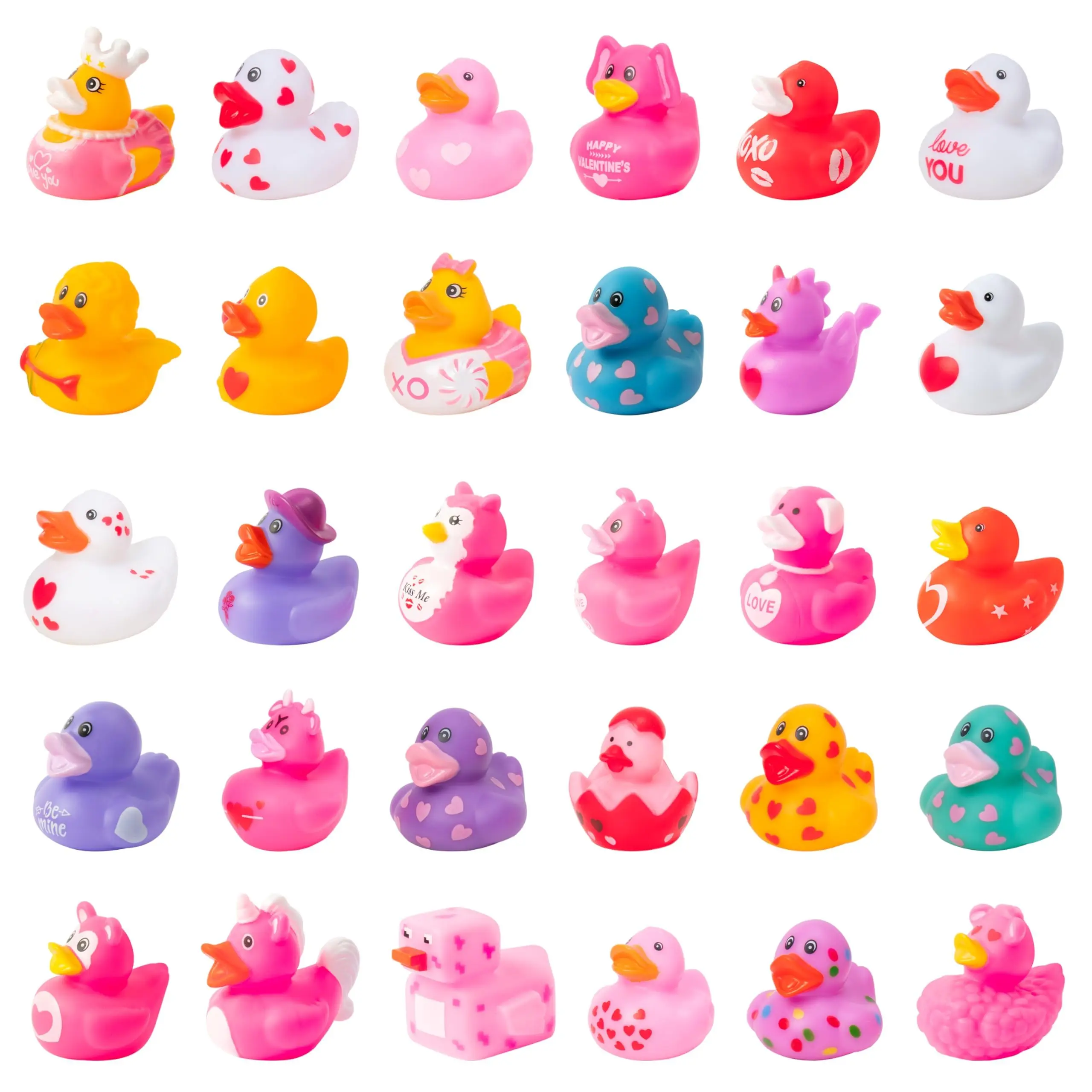 6/12/24pcs Valentines Rubber Ducks,Bath Showers Accessories,Mini 2.16" Duckies Bath Toys for Kids Girls Boys Valentines Day
6/12/24pcs Valentines Rubber Ducks,Bath Showers Accessories,Mini 2.16" Duckies Bath Toys for Kids Girls Boys Valentines Day