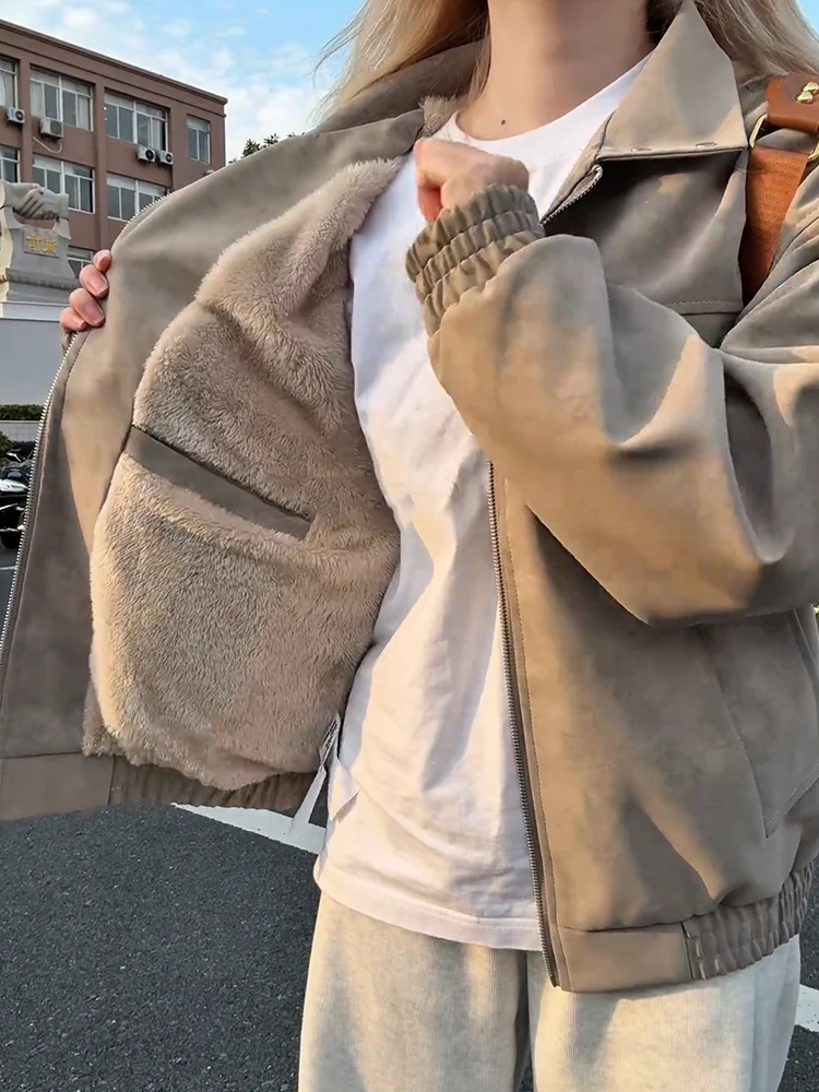 ey Dyed Fce Lined Thiened PU Leather Cotton Jaet Men's Winter ort Motorcycle Jaet Warmth Cottonwear Stand Collar
ey Dyed Fce Lined Thiened PU Leather Cotton Jaet Men's Winter ort Motorcycle Jaet Warmth Cottonwear Stand Collar