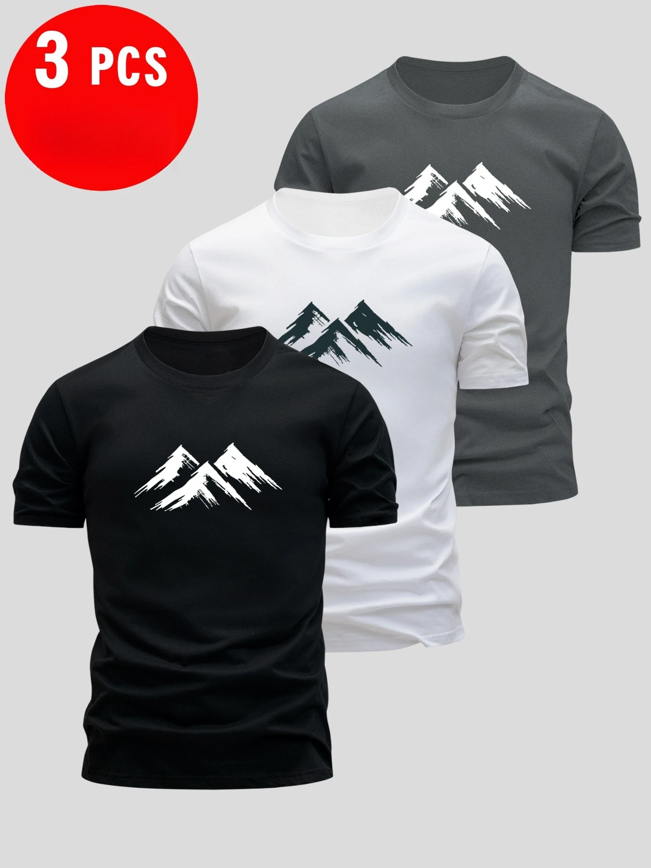 3pcs T-Shirts, Simple and Elegant Design, 100% Breathable Comfort for Sports & Outdoor Activities, Sports Apparel
3pcs T-Shirts, Simple and Elegant Design, 100% Breathable Comfort for Sports & Outdoor Activities, Sports Apparel