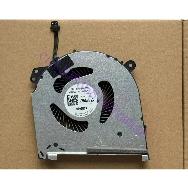 Cooling Fan ND8CC01-18L07 FOR HP Omen 5 Air 15-DH
Cooling Fan ND8CC01-18L07 FOR HP Omen 5 Air 15-DH