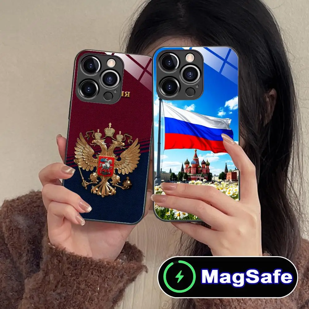 Чехол для мобильного телефона с флагом России для iPhone 17, 16, 15, 14, 13, 12, 11 Pro Max Plus Mini MagSafe, стеклянный цветной чехол для мобильных телефонов
Чехол для мобильного телефона с флагом России для iPhone 17, 16, 15, 14, 13, 12, 11 Pro Max Plus Mini MagSafe, стеклянный цветной чехол для мобильных телефонов