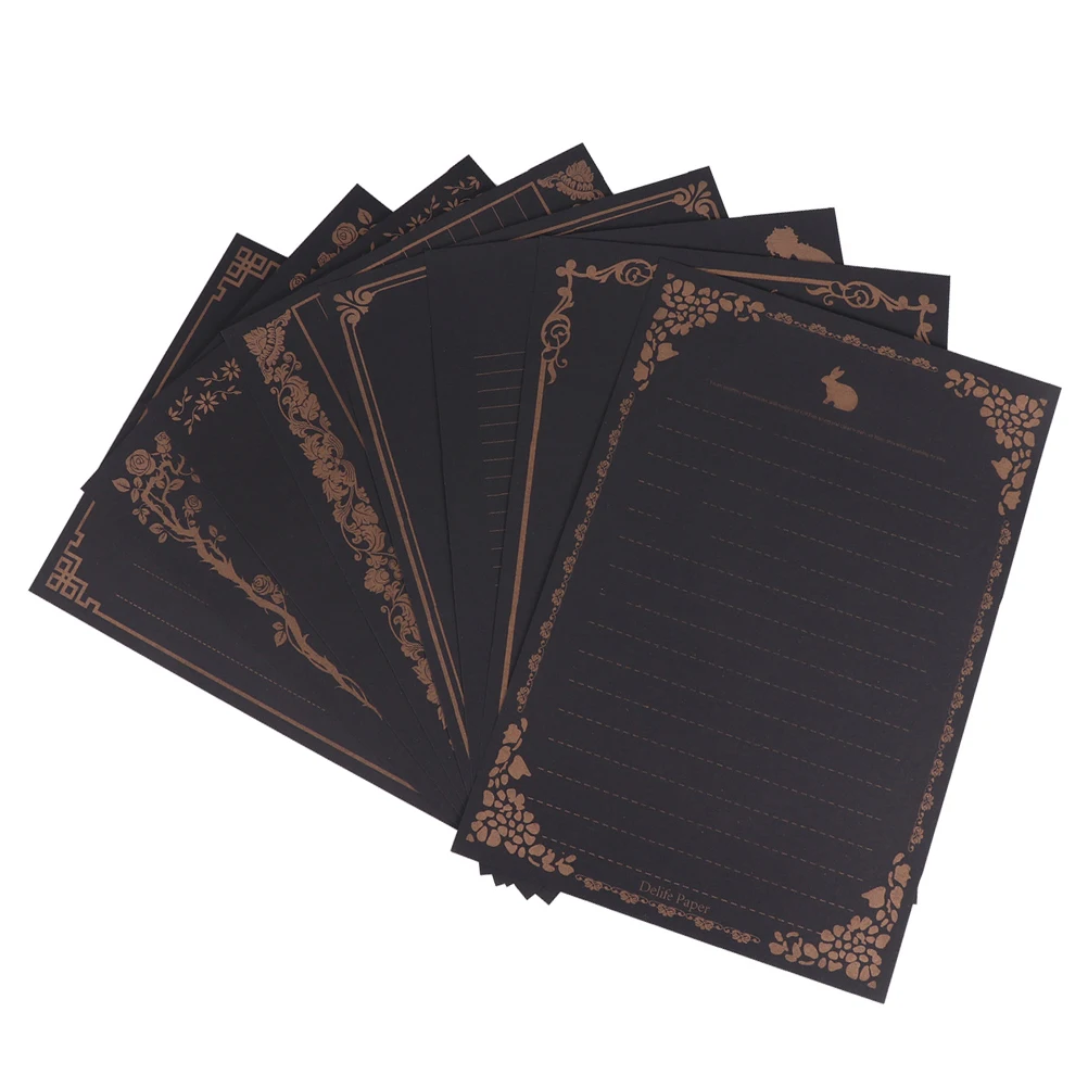 8 Pcs Creative Writing Paper Vintage Stationery Letter charming patterns warm color smooth writing practical use
8 Pcs Creative Writing Paper Vintage Stationery Letter charming patterns warm color smooth writing practical use